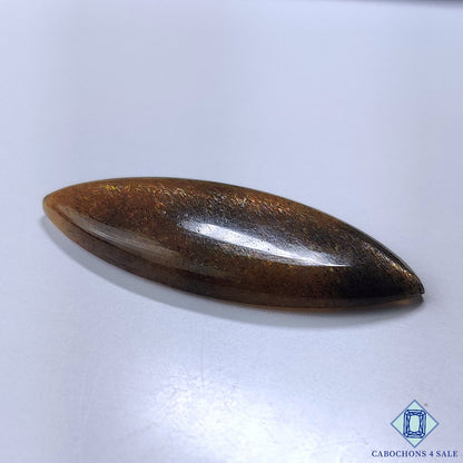 Black Tanzanian Rainbow Lattice Sunstone