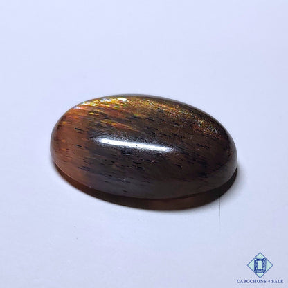 Black Tanzanian Rainbow Lattice Sunstone