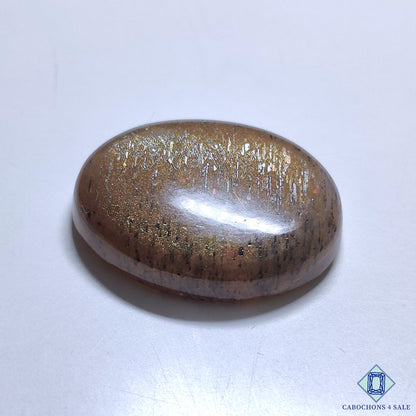 Black Tanzanian Rainbow Lattice Sunstone
