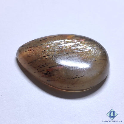 Black Tanzanian Rainbow Lattice Sunstone