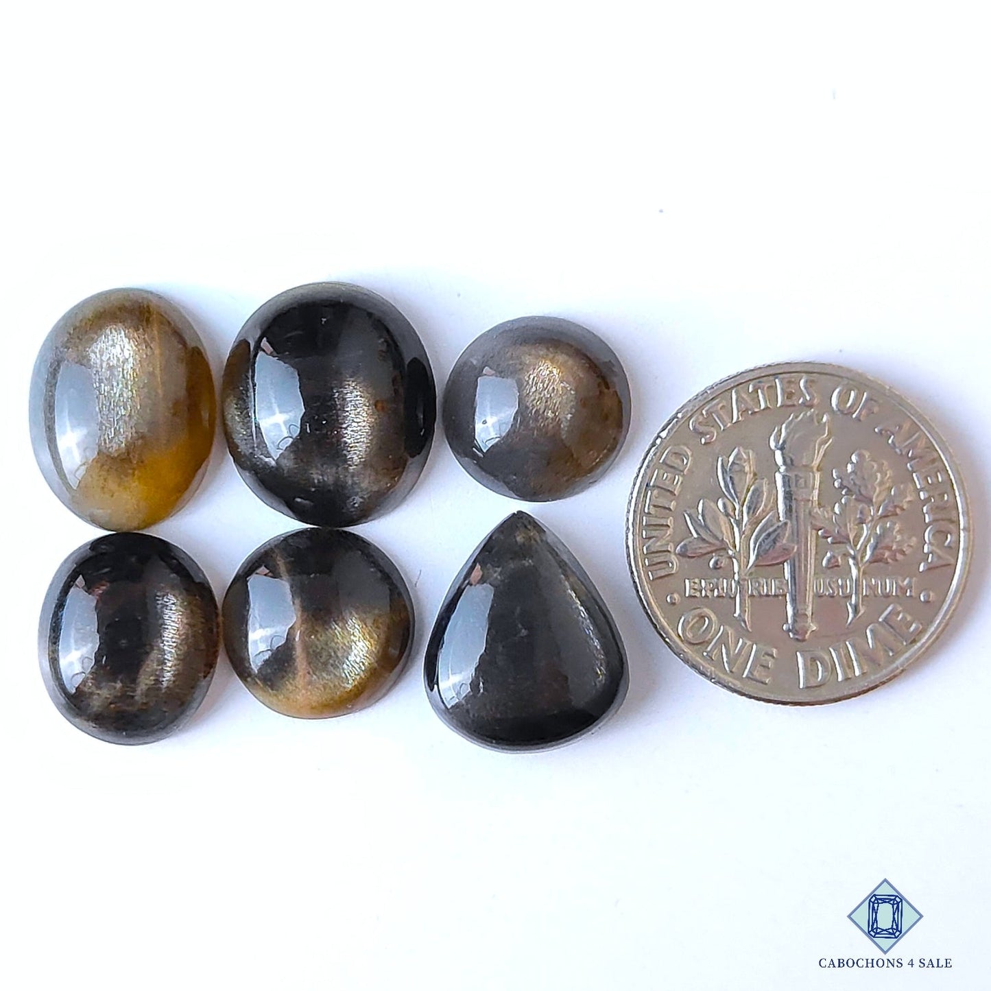 Black Tanzanian Sunstone