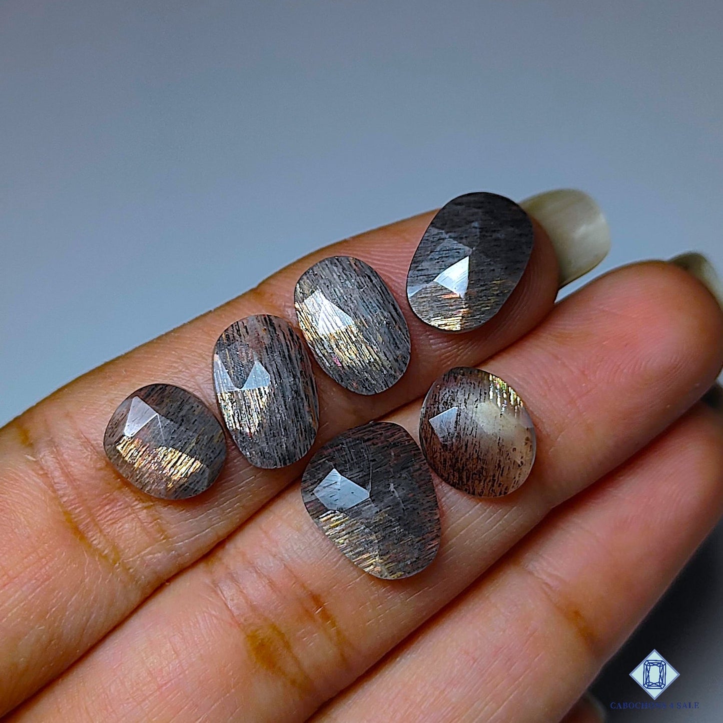 Black Tanzanian Sunstone