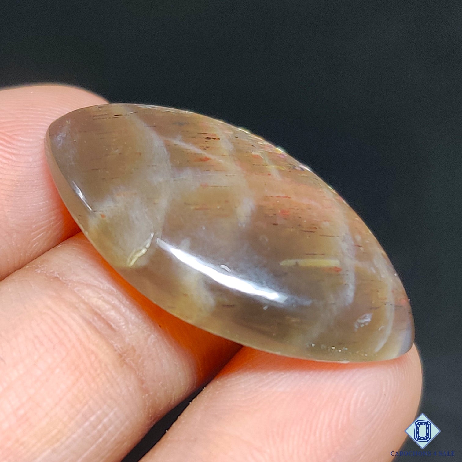 Black Tanzanian Sunstone