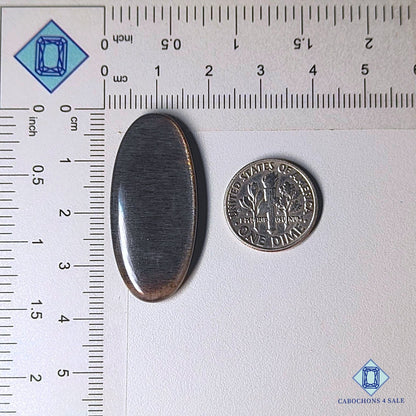 Natural Black Tanzanian Sunstone Gemstone Oval Cabochons 36*16*4mm from Tanzania available for sale