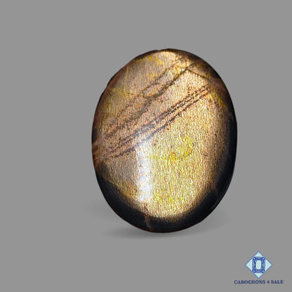 Natural Black Tanzanian Sunstone Gemstone Oval Cabochons 38*30*7mm from Tanzania available for sale