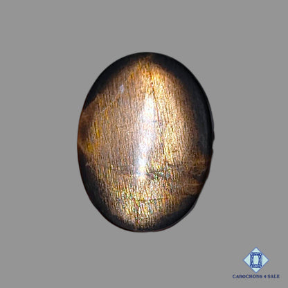 Natural Black Tanzanian Sunstone Gemstone Oval Cabochons 29*22*6mm from Tanzania available for sale