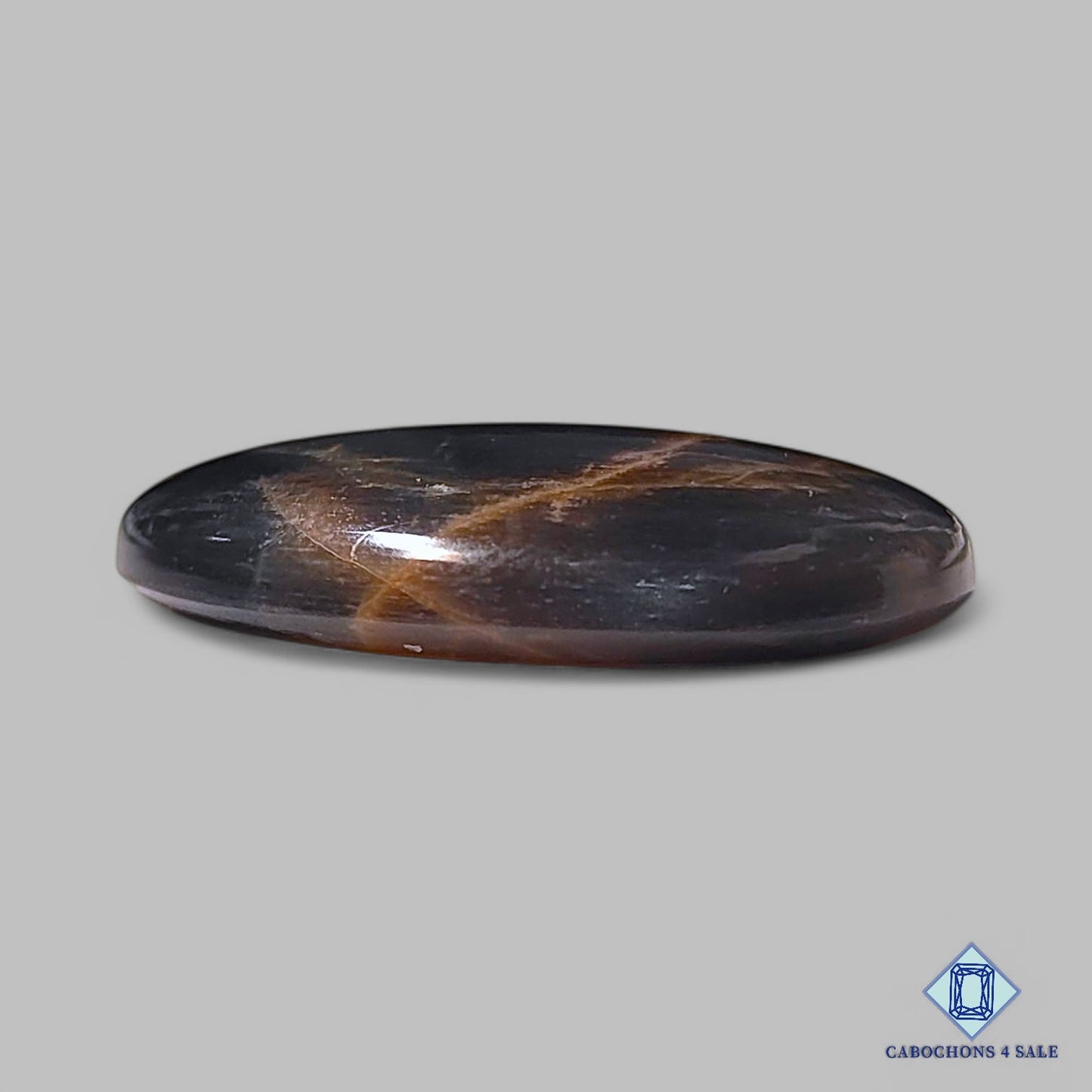 Natural Black Tanzanian Sunstone Gemstone Oval Cabochons 29*22*6mm from Tanzania available for sale