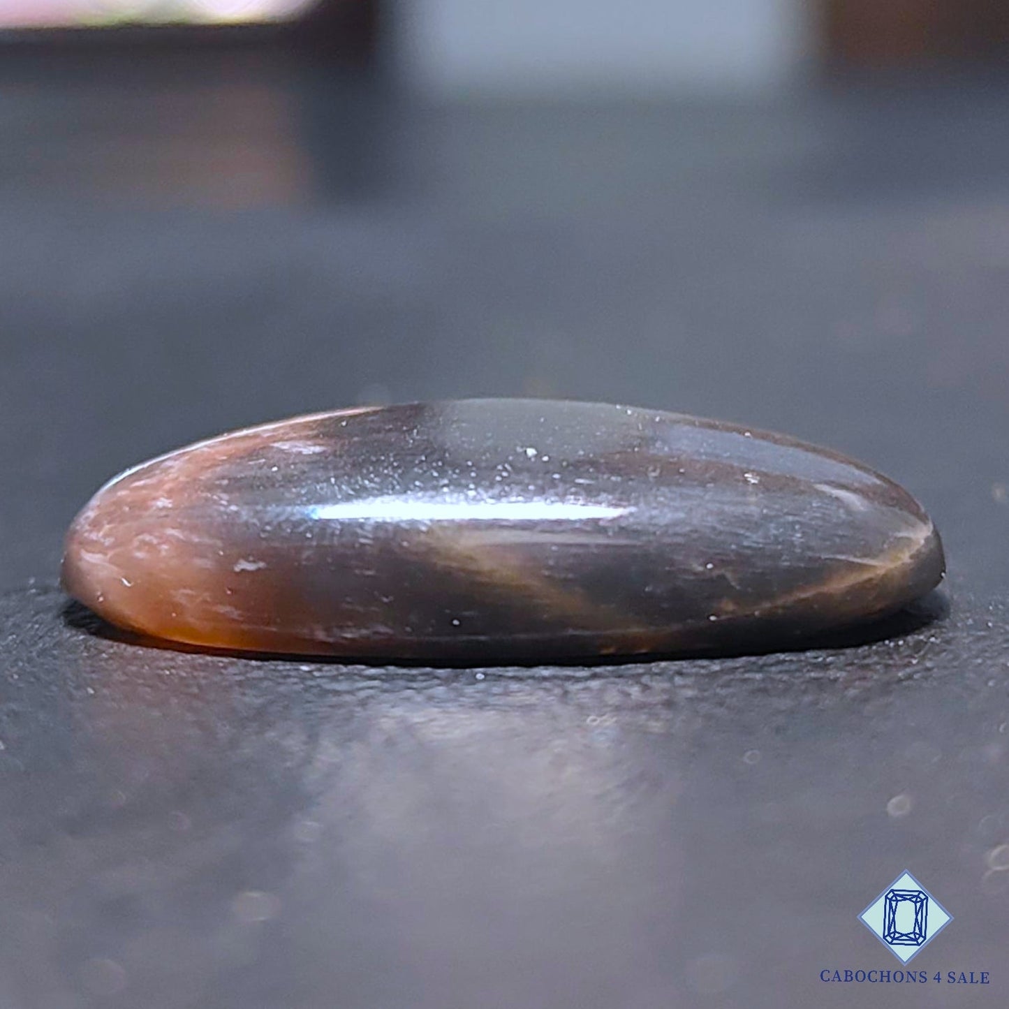 Natural Black Tanzanian Sunstone Gemstone Oval Cabochons 26*18*5mm from Tanzania available for sale