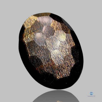 Black Tanzanian Sunstone Oval All cuts