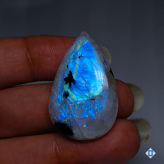 Black Tourmalated Moonstone