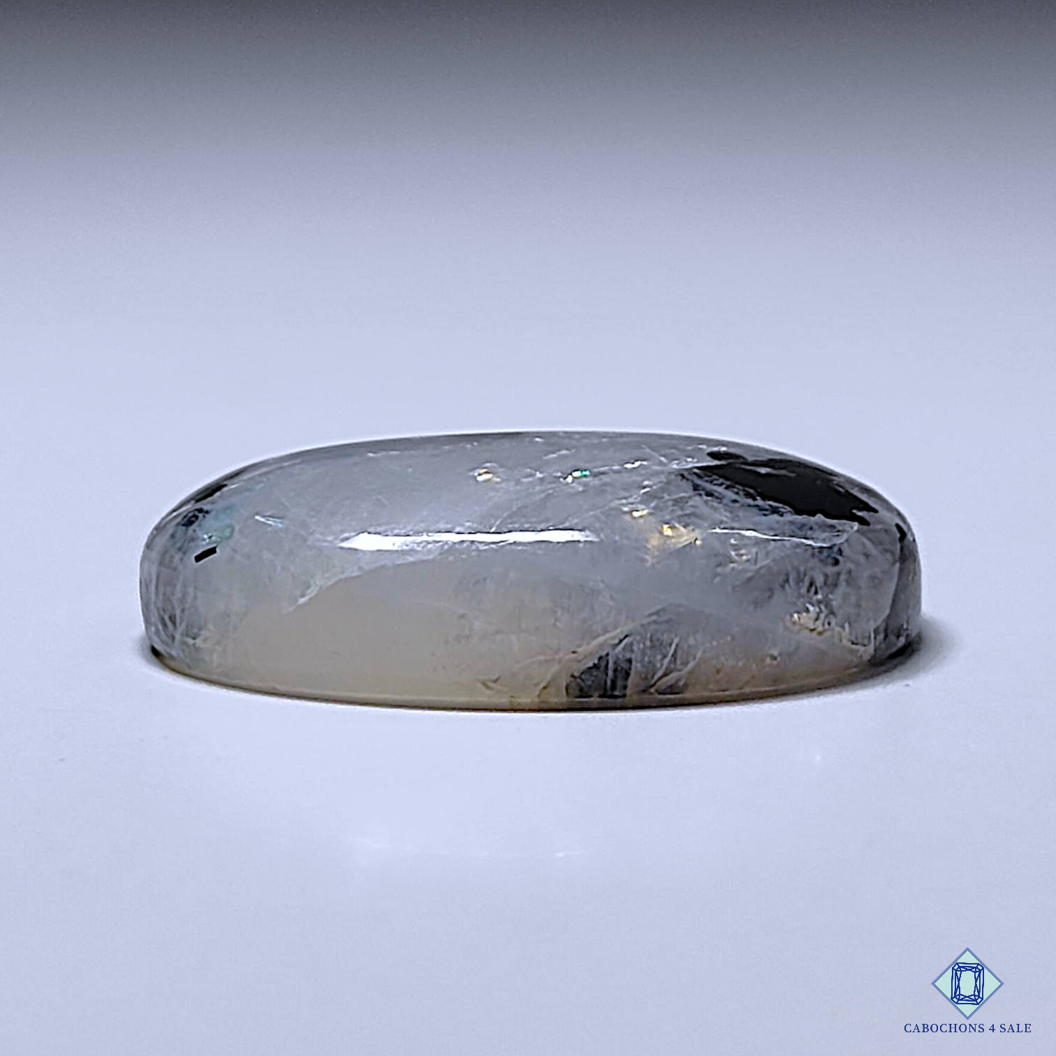 Black Tourmalated Moonstone