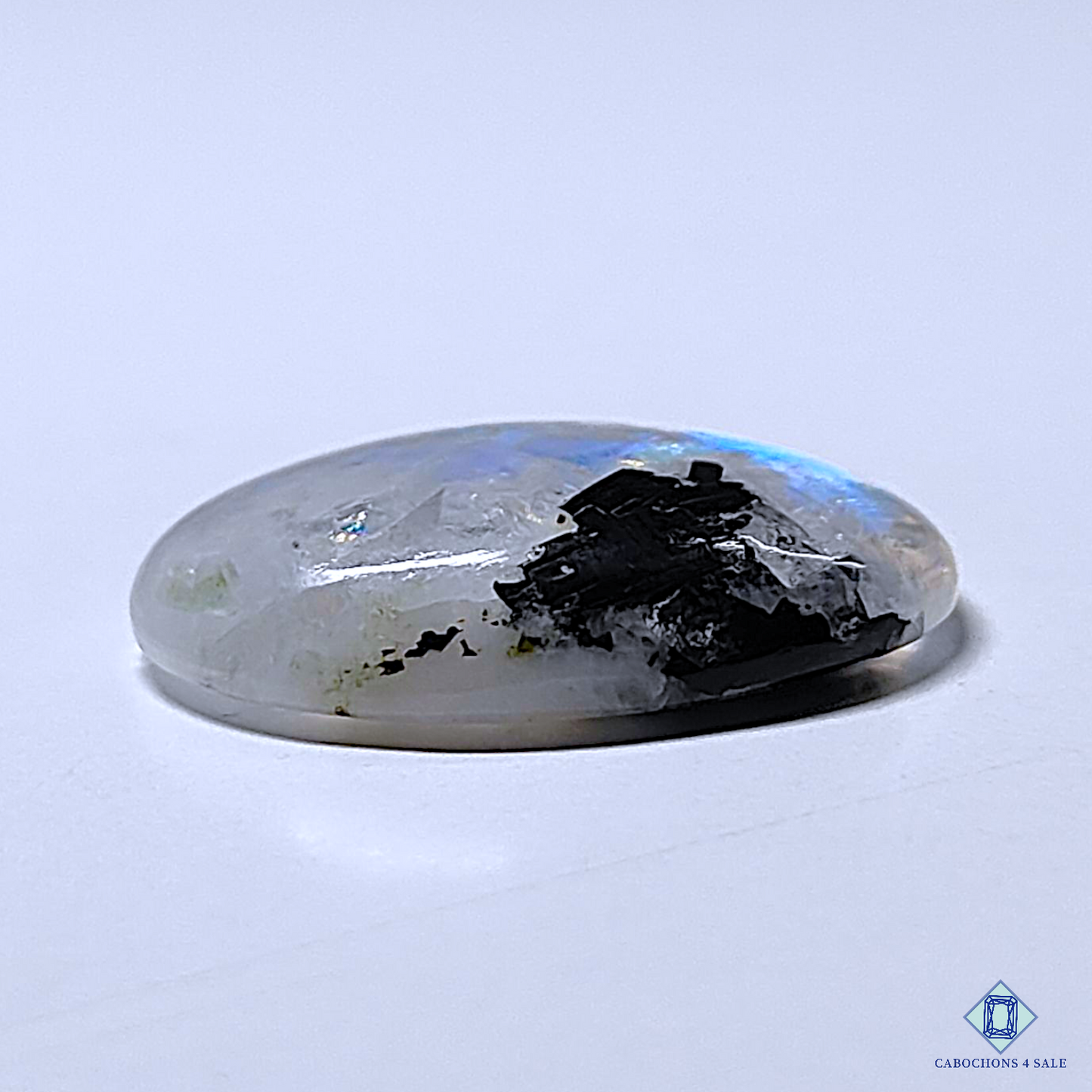 Black Tourmalated Moonstone