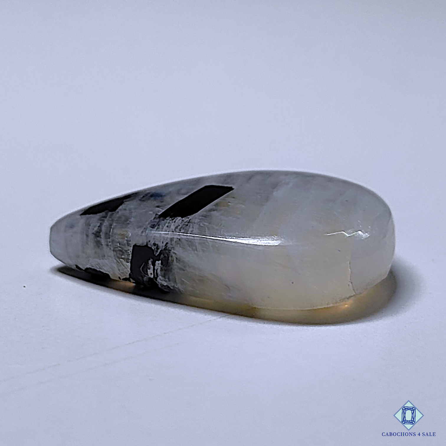 Black Tourmalated Moonstone