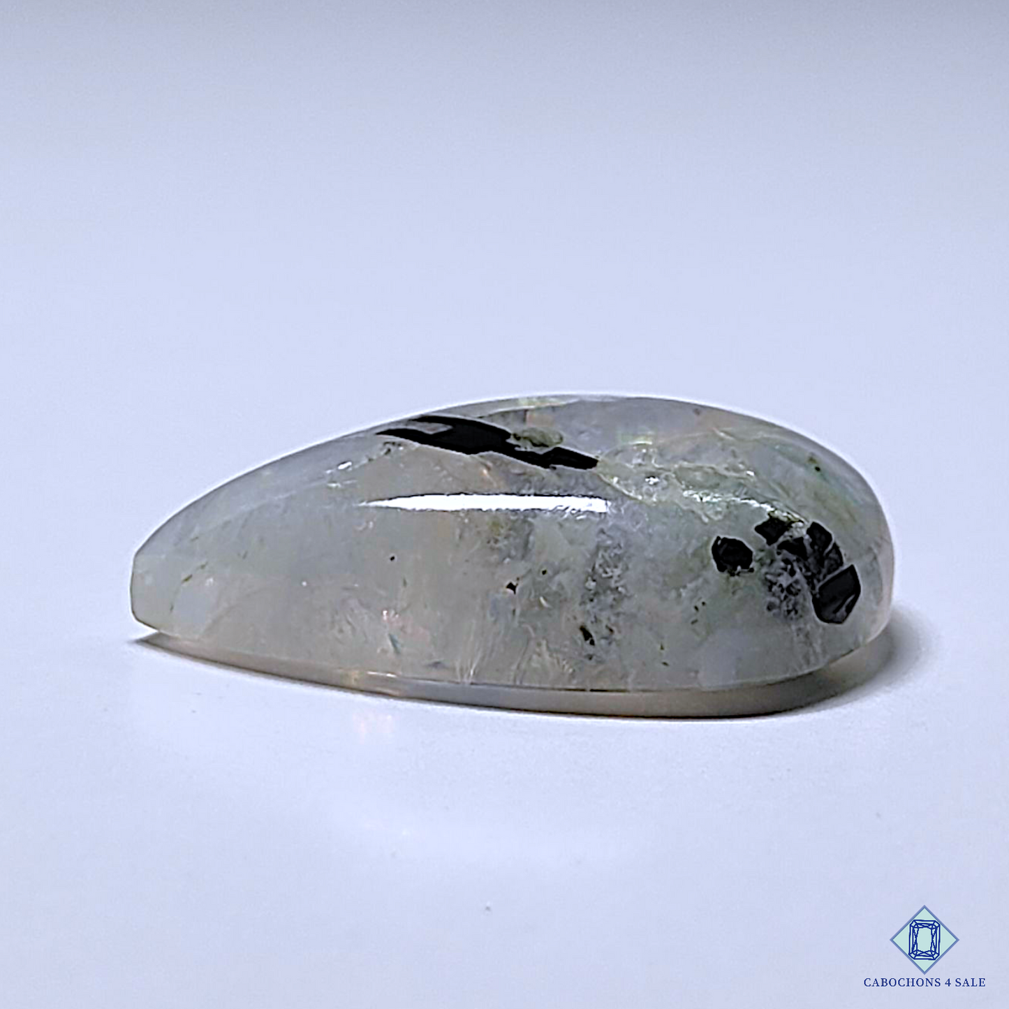 Black Tourmalated Moonstone