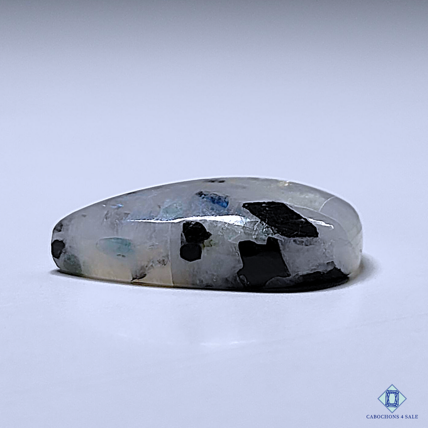 Black Tourmalated Moonstone