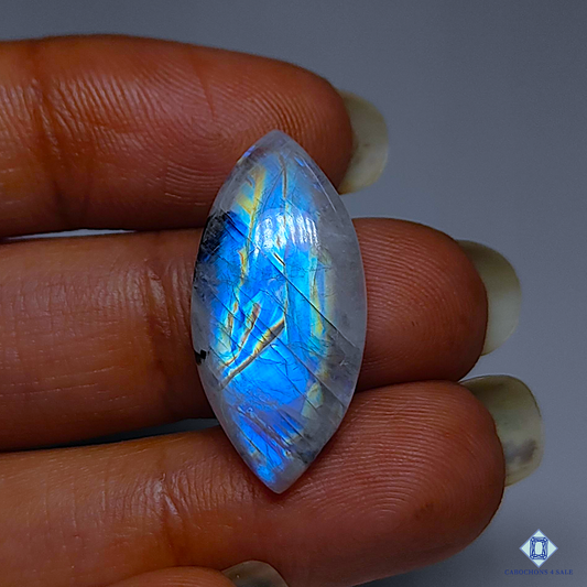Black Tourmalated Moonstone