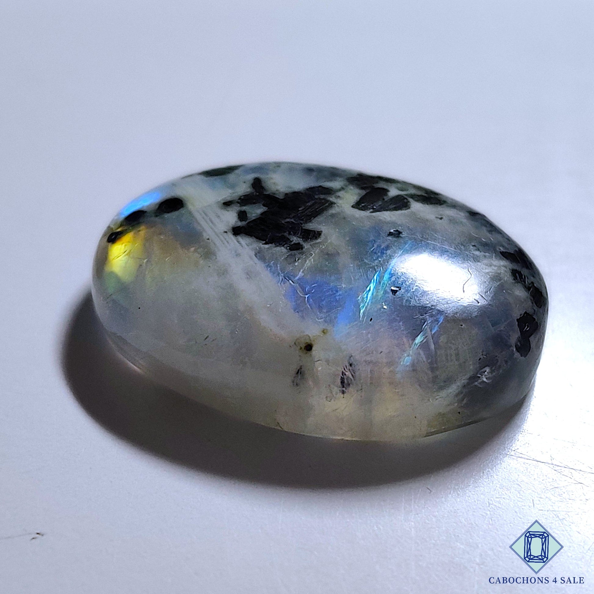 Black Tourmalated Moonstone