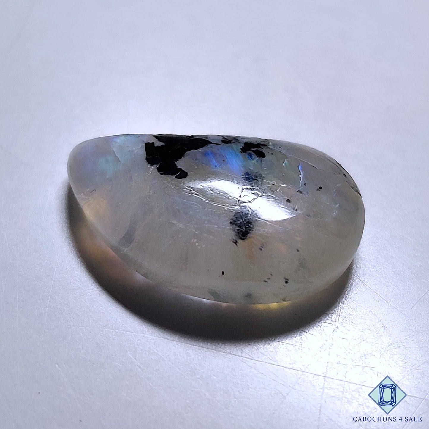 Black Tourmalated Moonstone