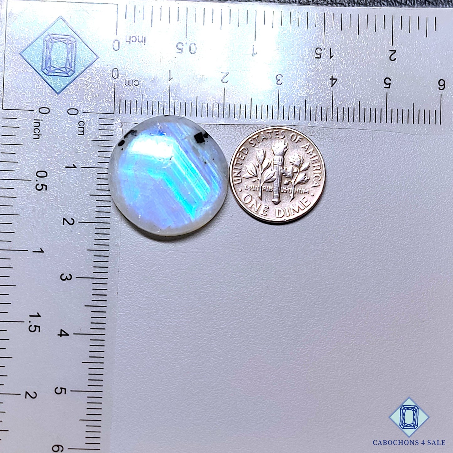 Black Tourmalated Moonstone