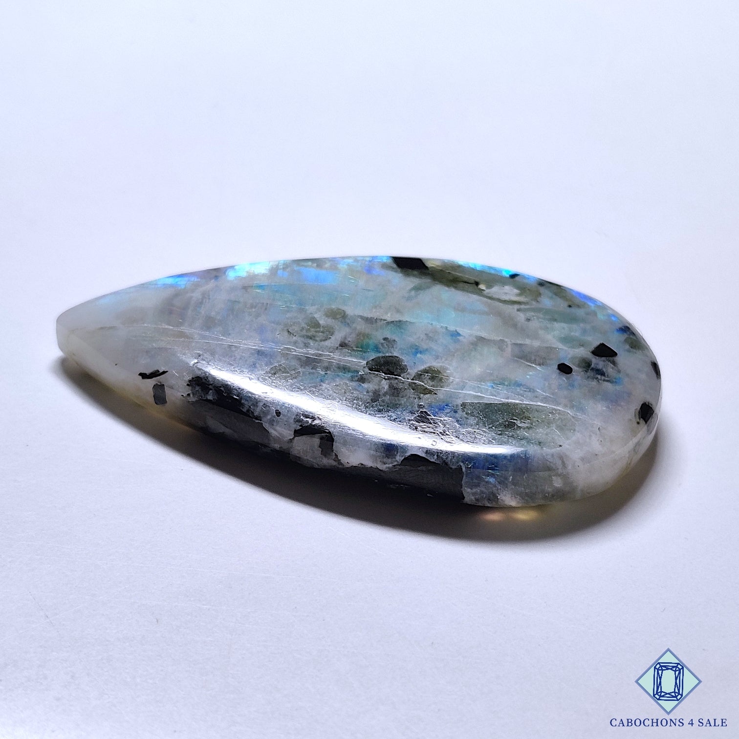 Black Tourmalated Moonstone