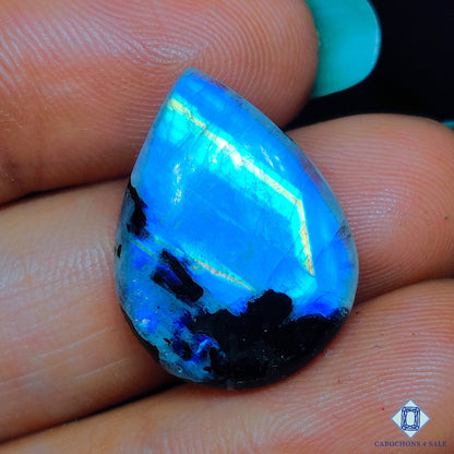 Black Tourmalated Moonstone