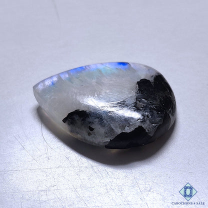 Black Tourmalated Moonstone