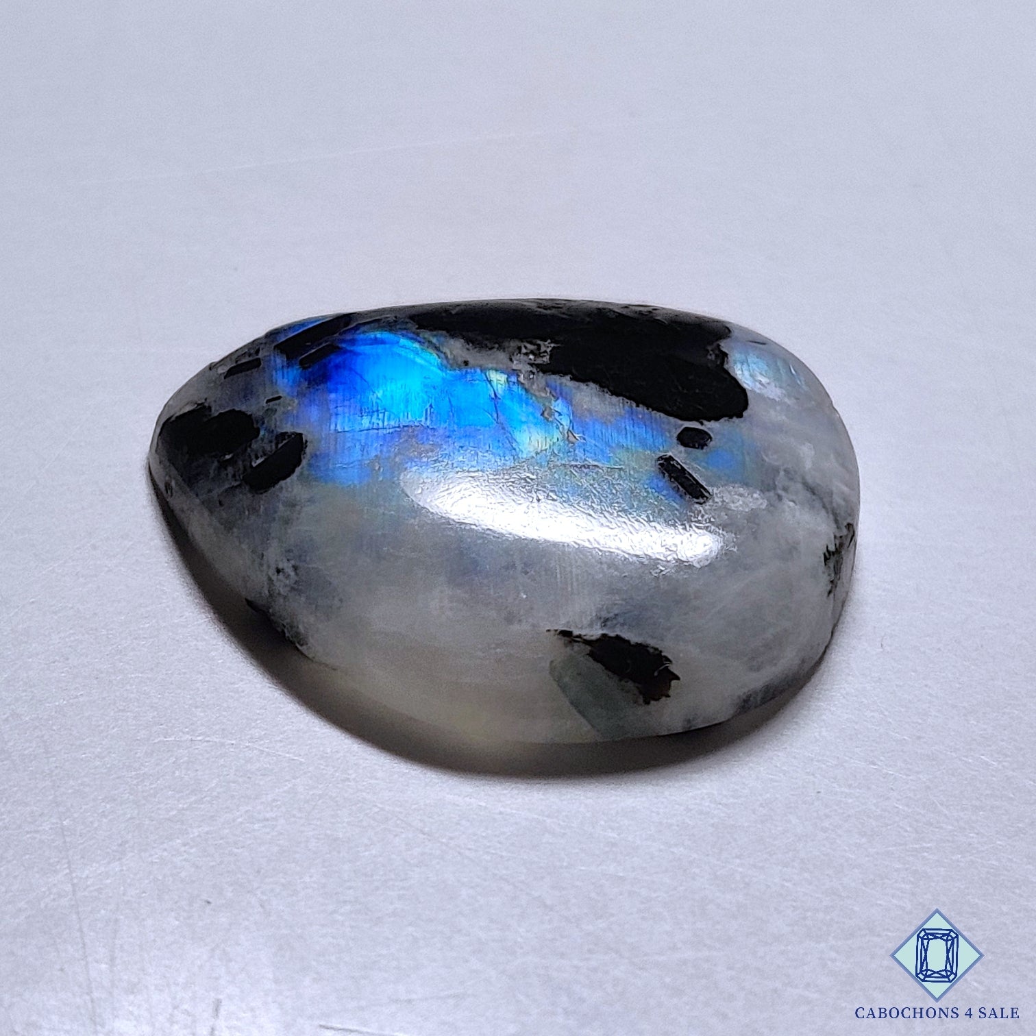 Black Tourmalated Moonstone