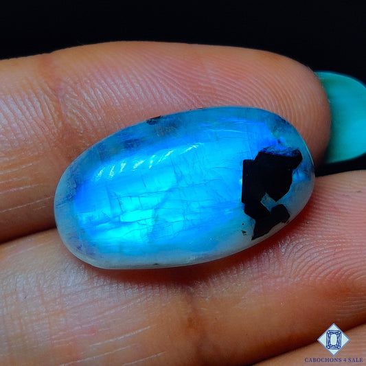 Black Tourmalated Moonstone