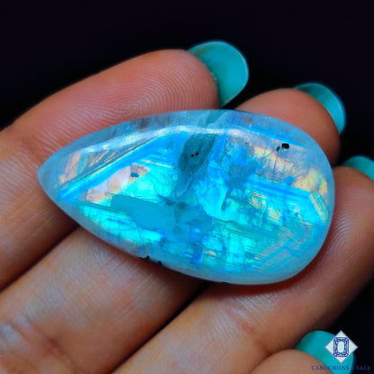 Black Tourmalated Moonstone
