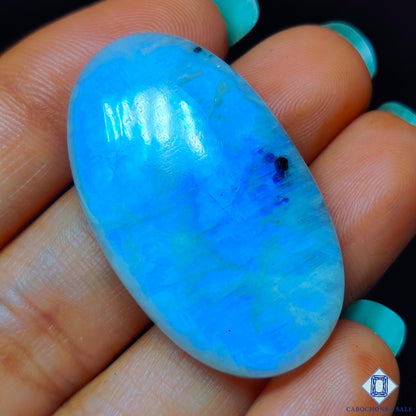 Black Tourmalated Moonstone