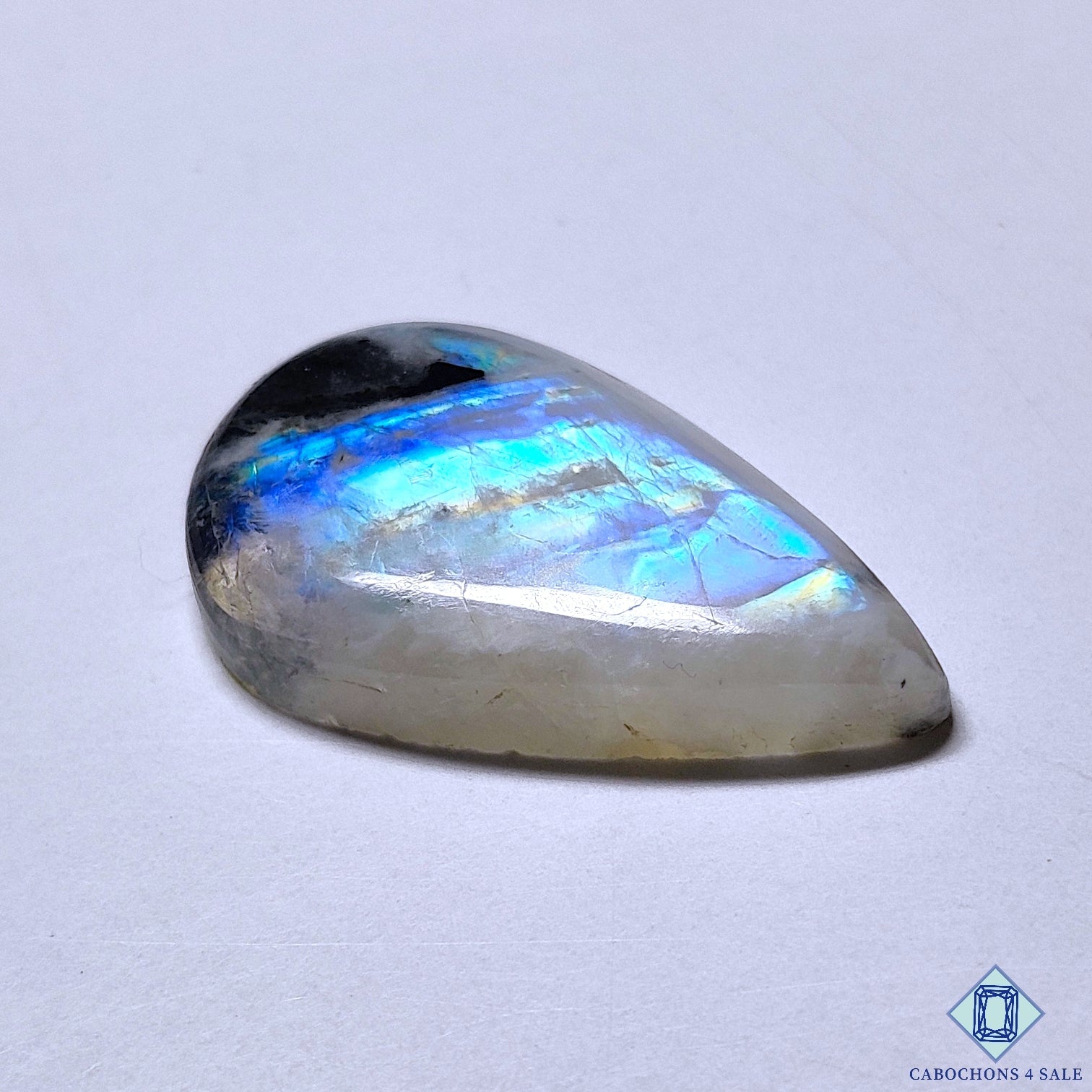 Black Tourmalated Moonstone