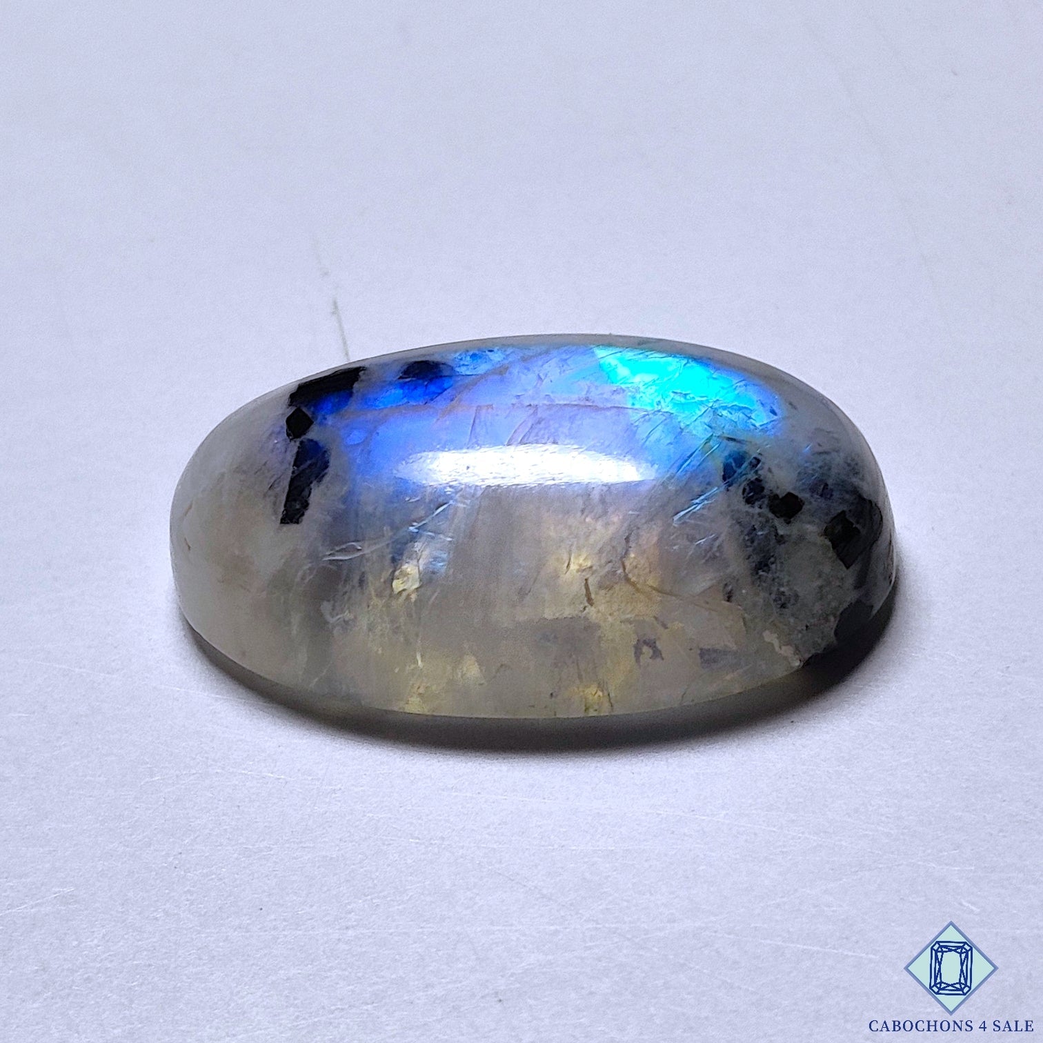 Black Tourmalated Moonstone