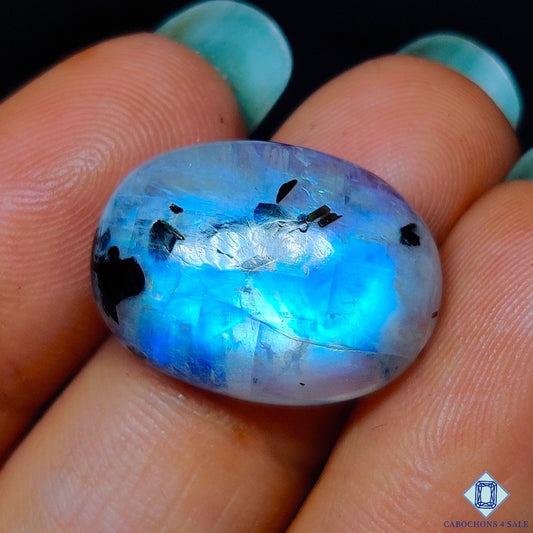 Black Tourmalated Moonstone
