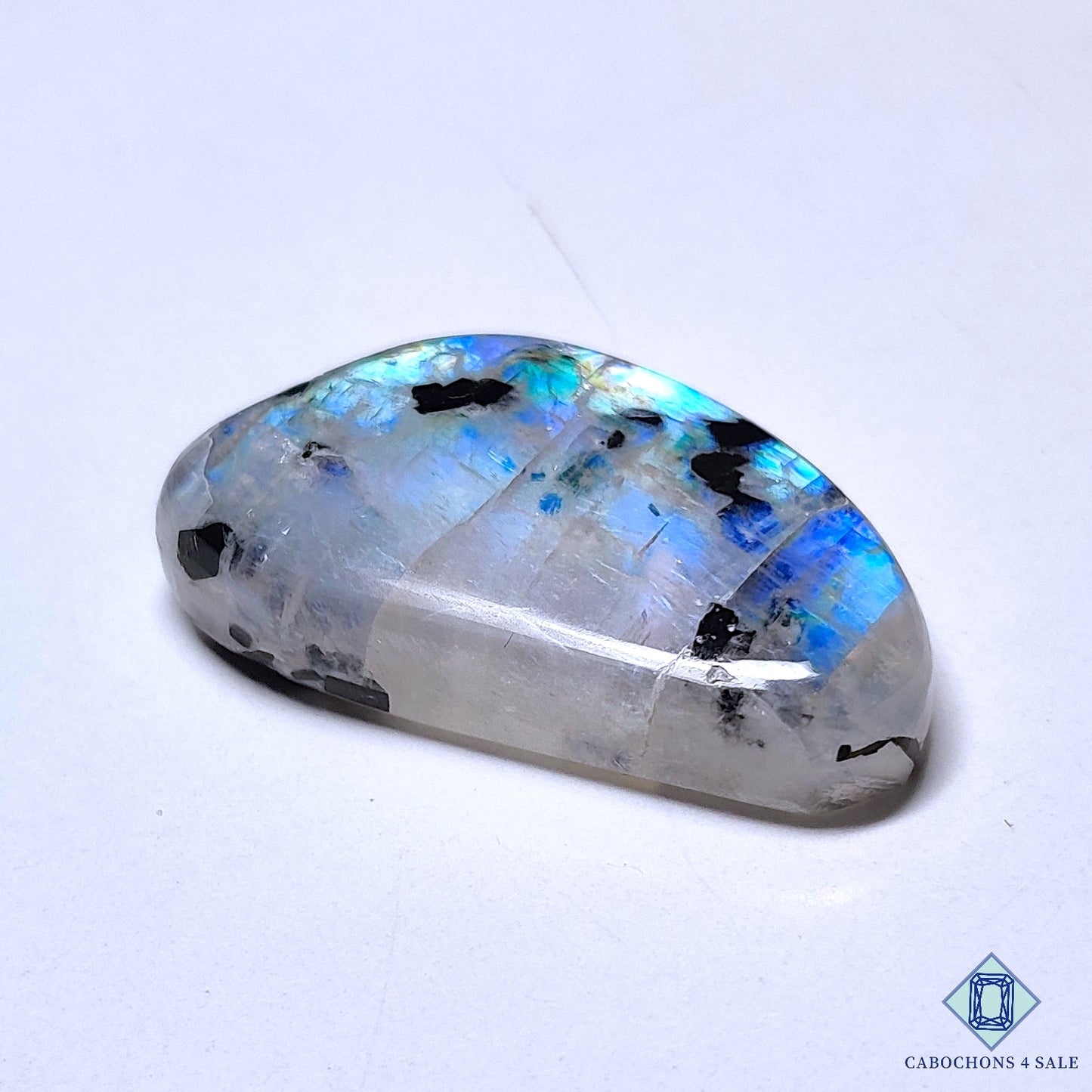 Black Tourmalated Moonstone
