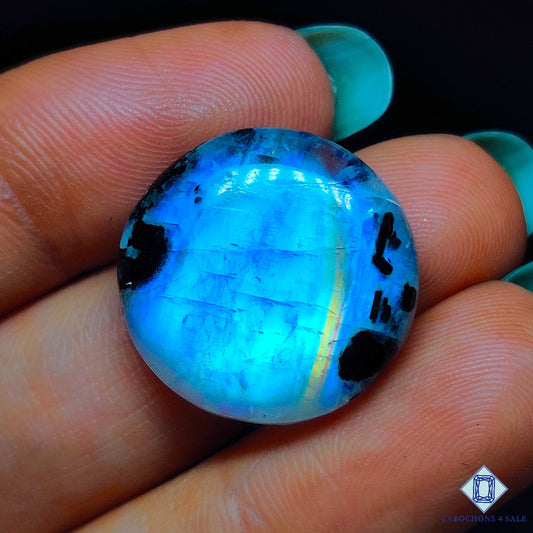 Black Tourmalated Moonstone