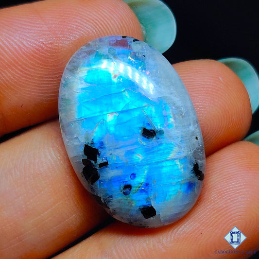 Black Tourmalated Moonstone
