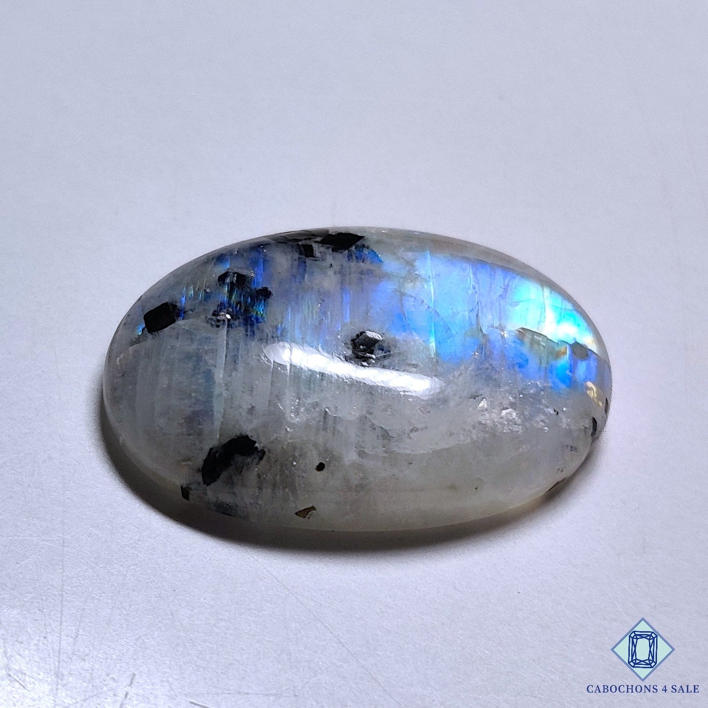Black Tourmalated Moonstone
