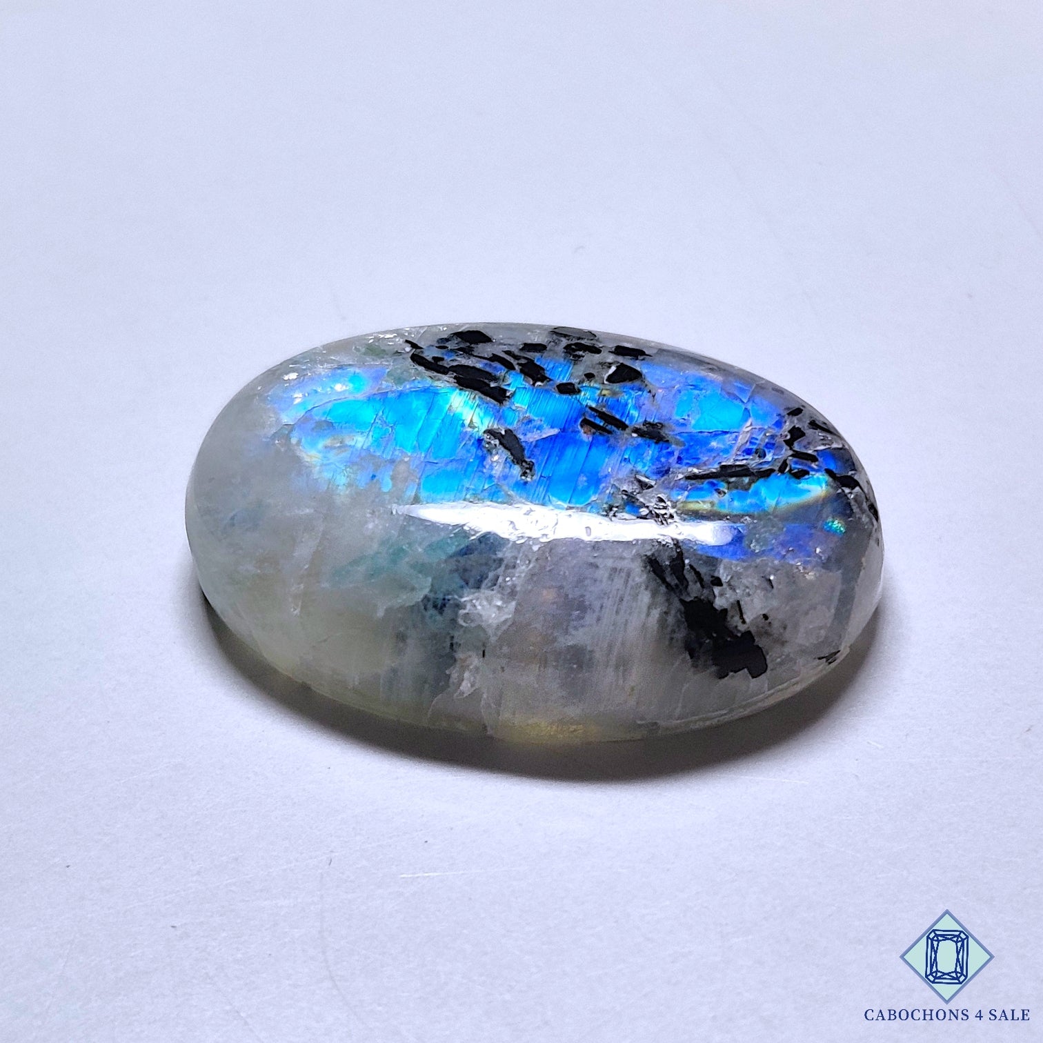 Black Tourmalated Moonstone