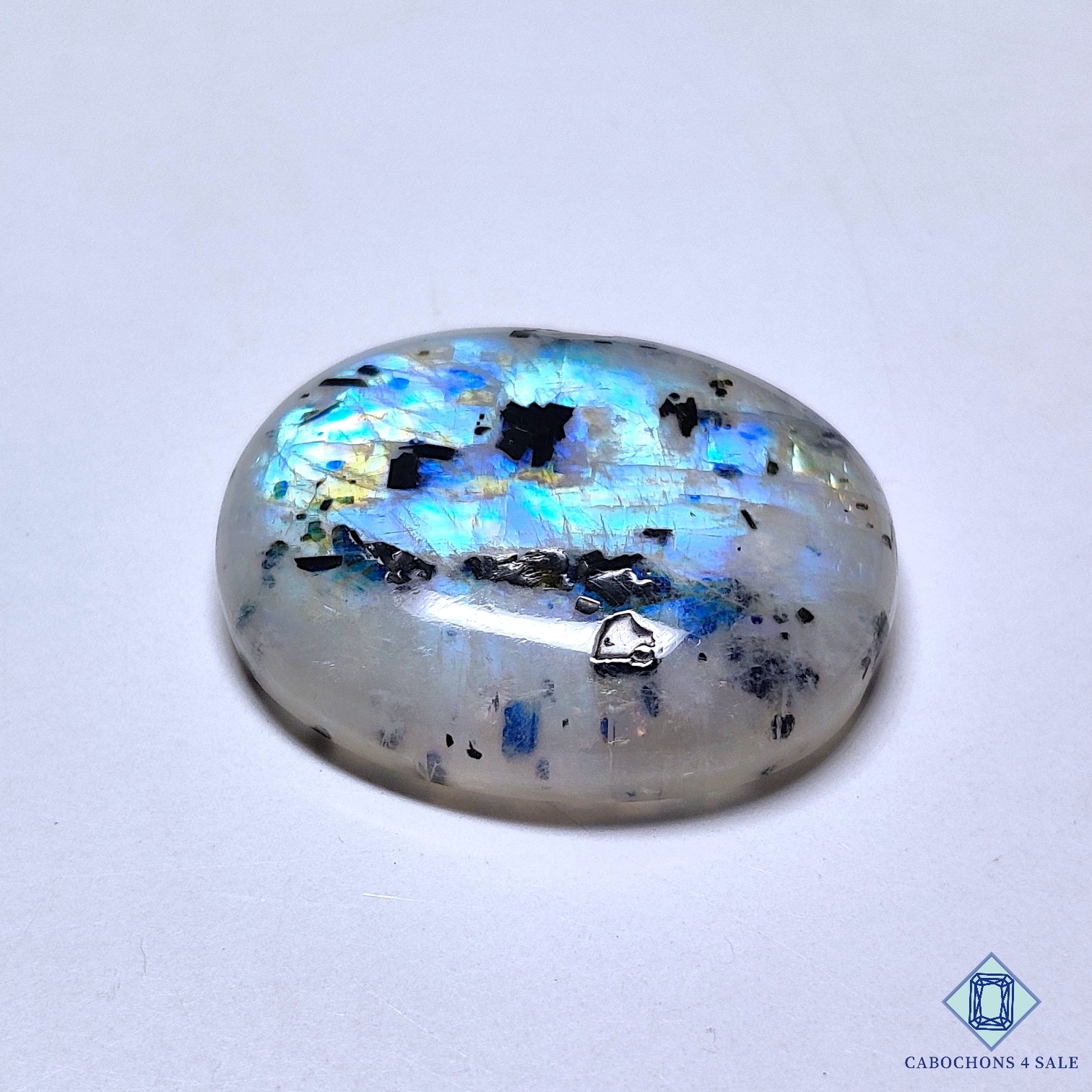 Black Tourmalated Moonstone