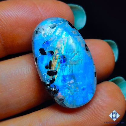 Black Tourmalated Moonstone
