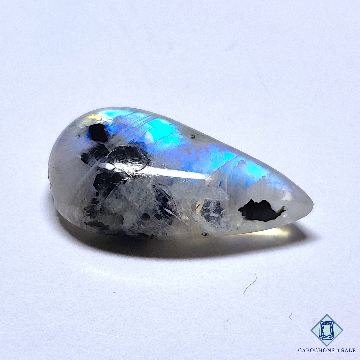 Black Tourmalated Moonstone