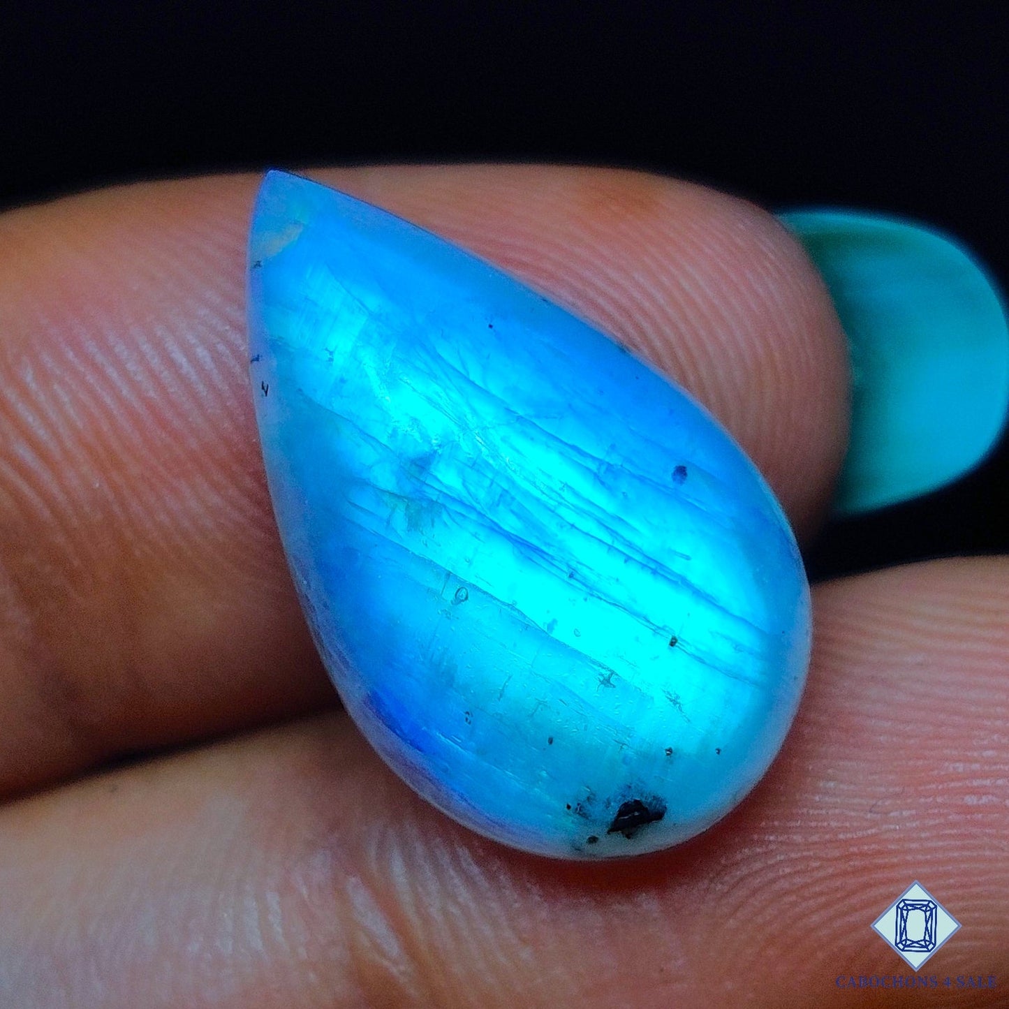 Black Tourmalated Moonstone