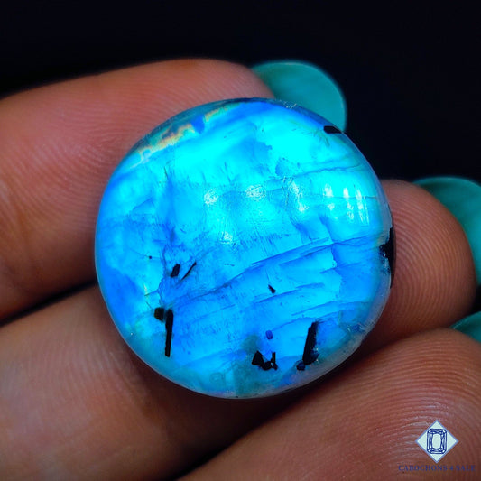 Black Tourmalated Moonstone