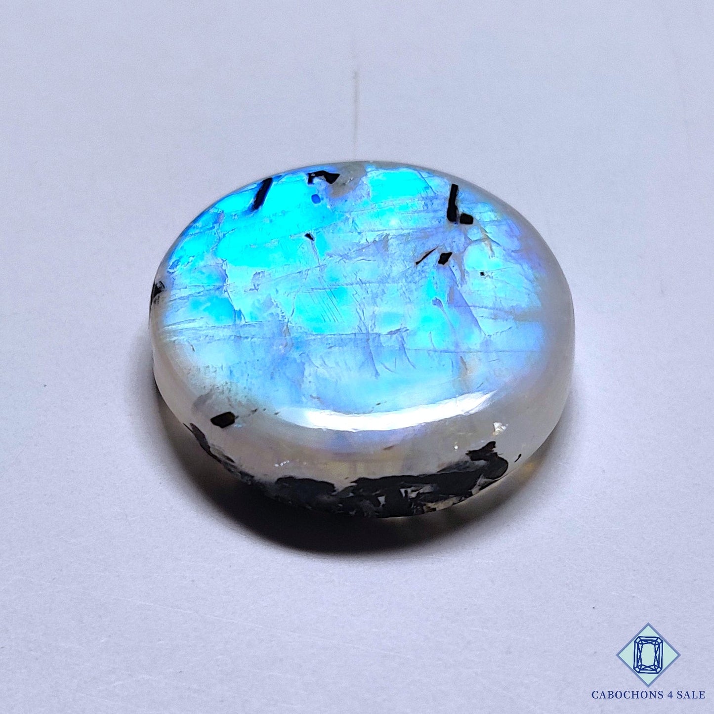 Black Tourmalated Moonstone