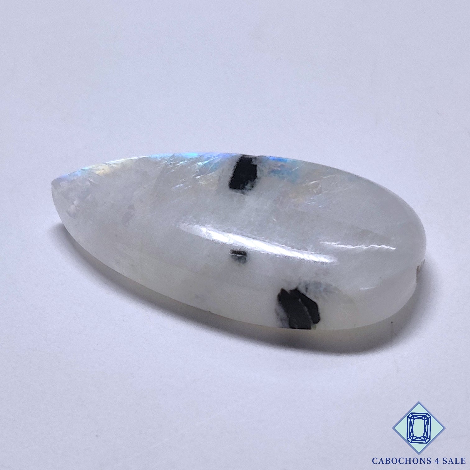 Black Tourmalated Moonstone