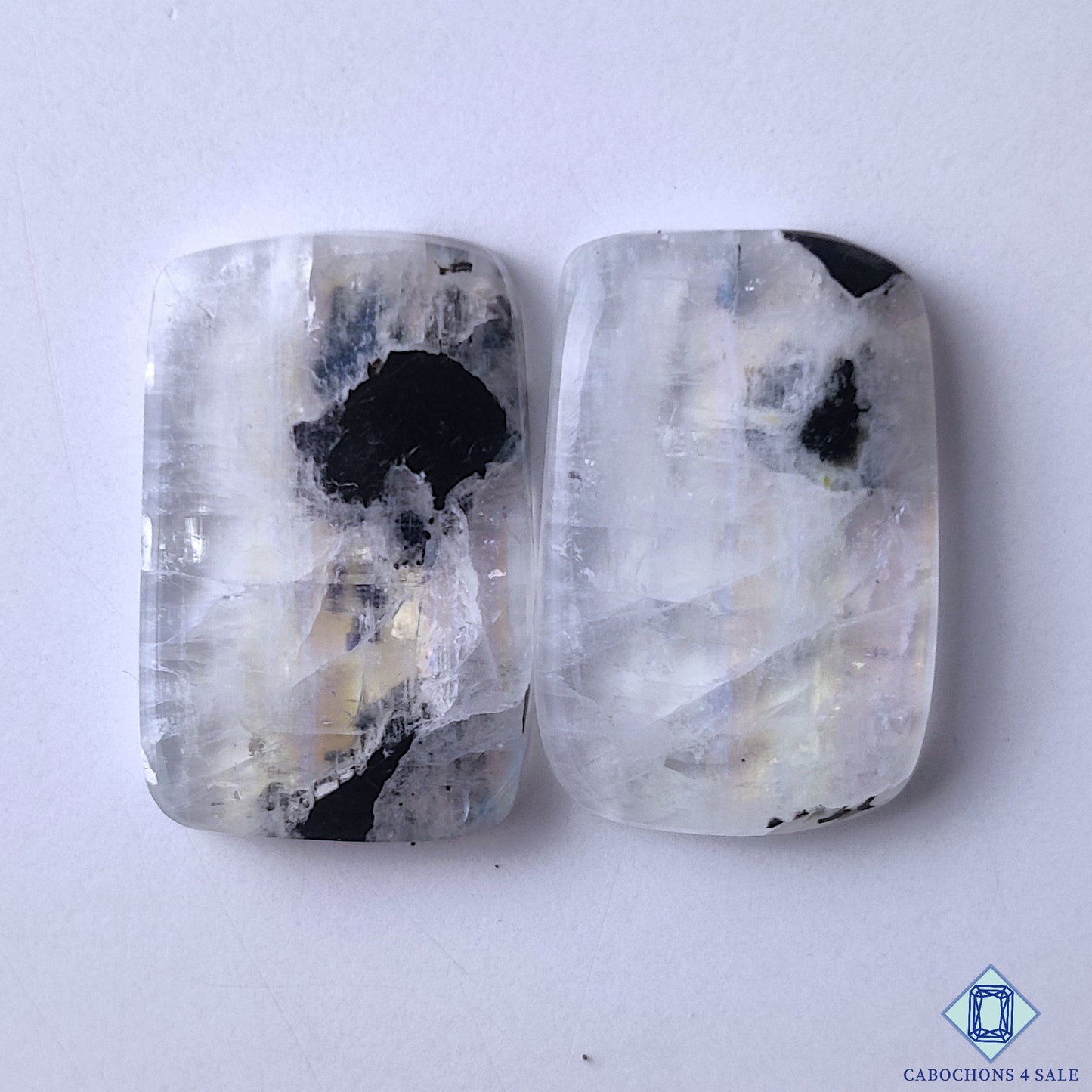 Black Tourmalated Moonstone