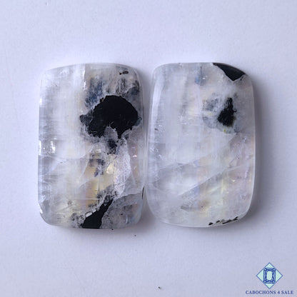 Black Tourmalated Moonstone