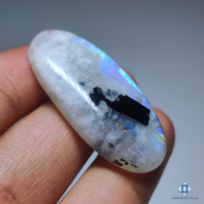 Black Tourmalated Moonstone