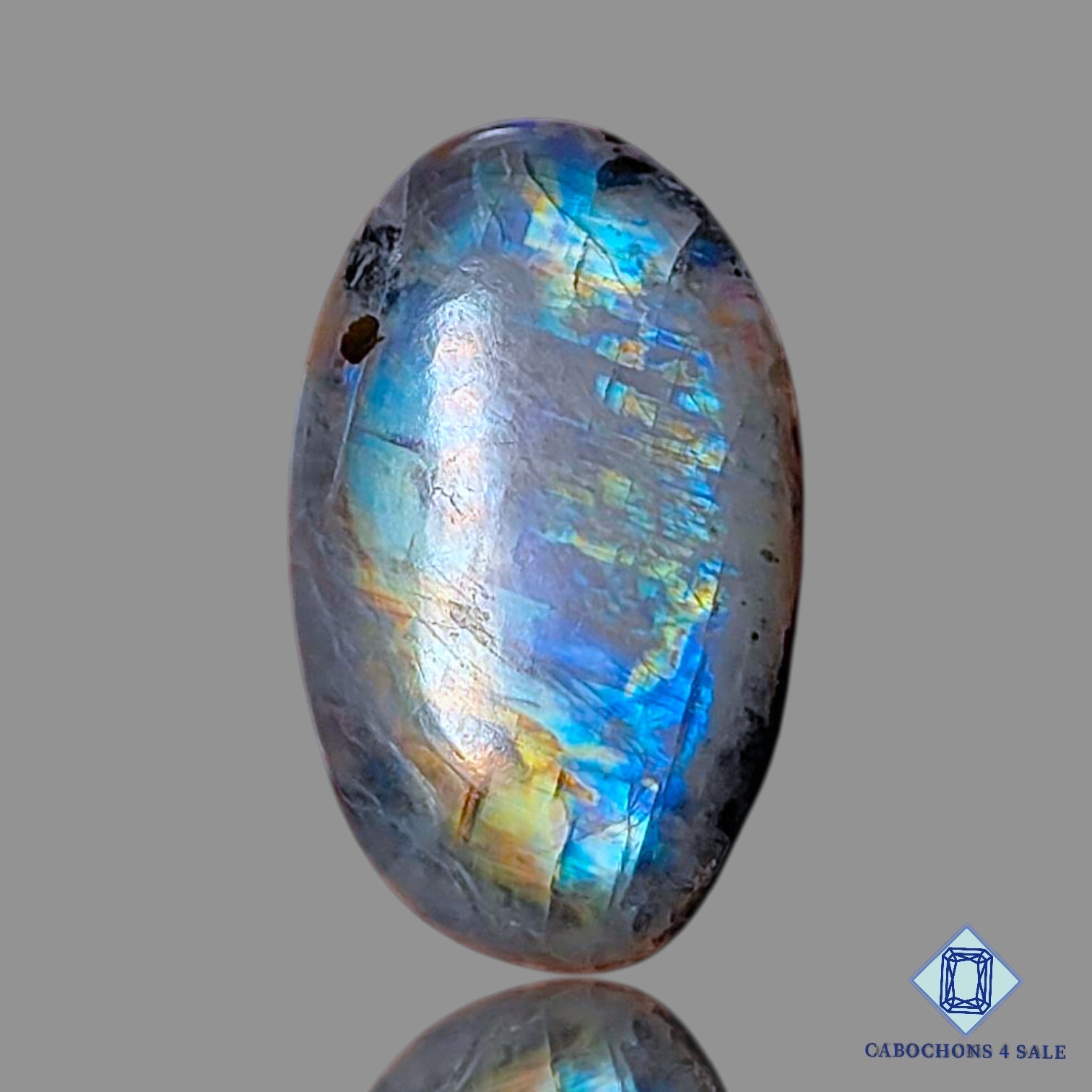 Black Tourmalated Moonstone