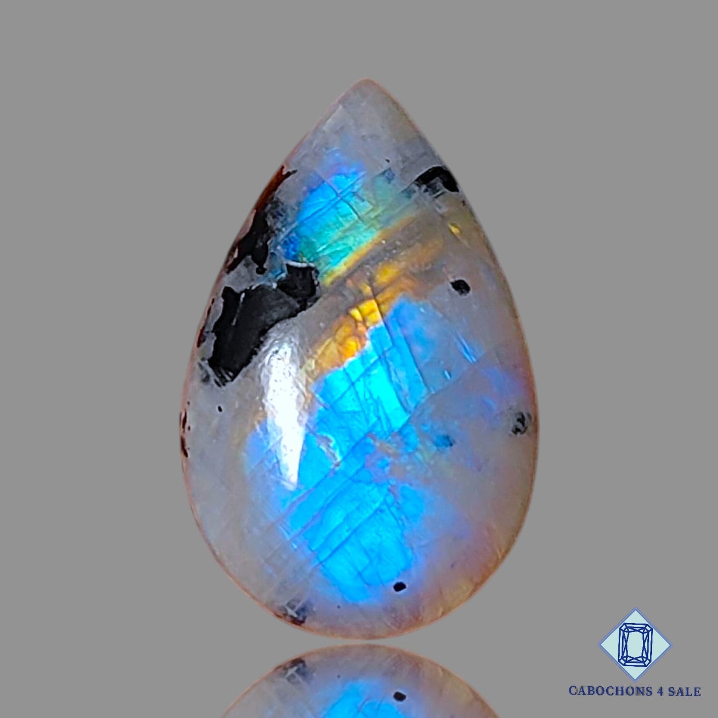 Black Tourmalated Moonstone